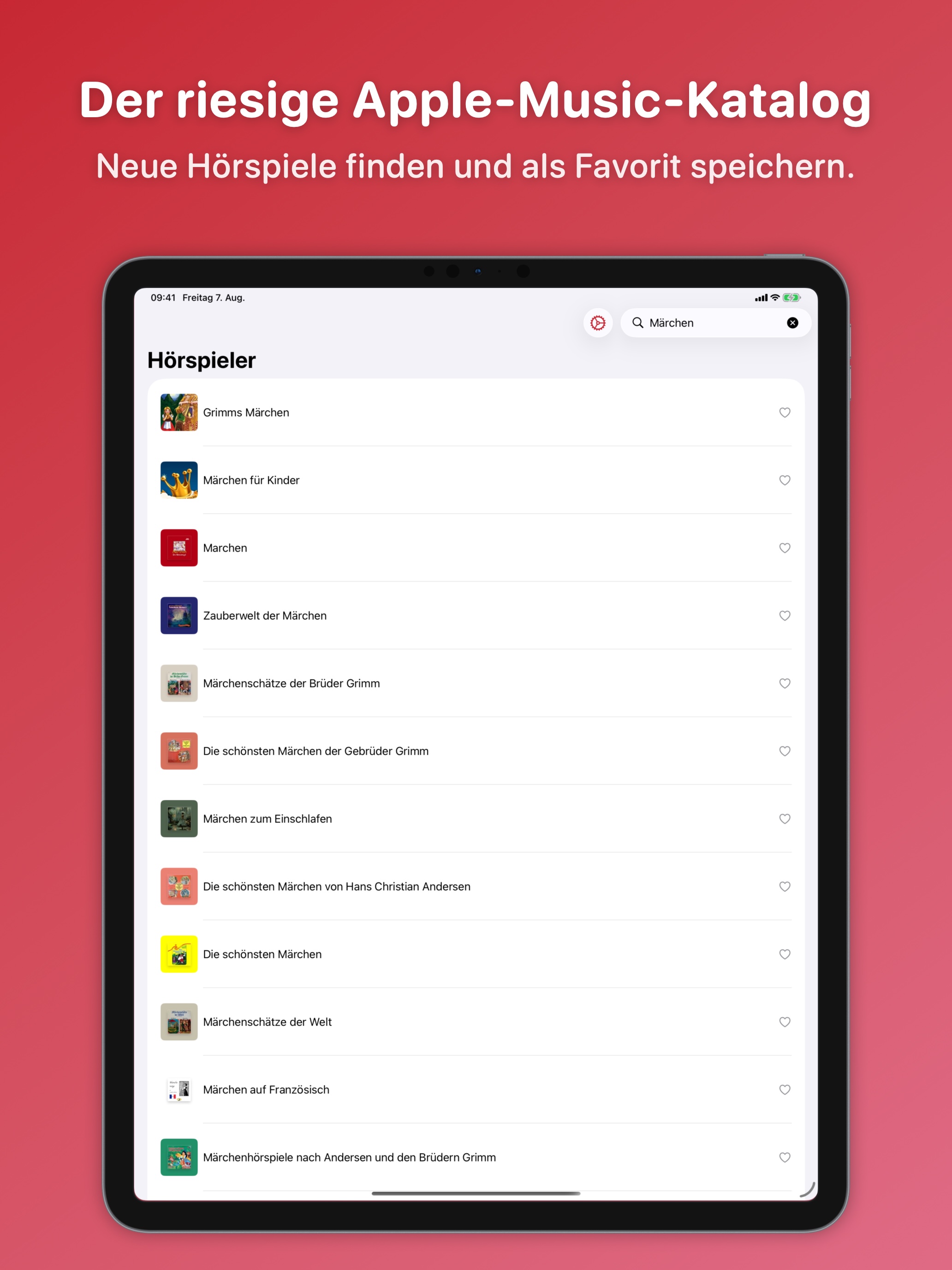 Suche im Apple-Music-Katalog auf dem iPad