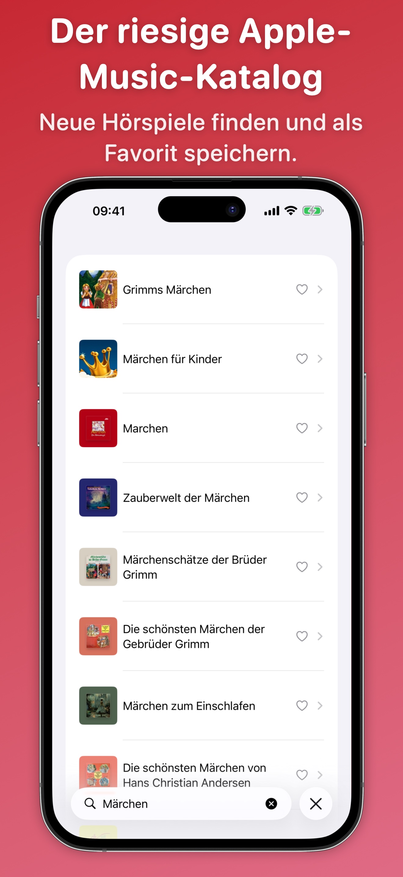 Suche im Apple-Music-Katalog