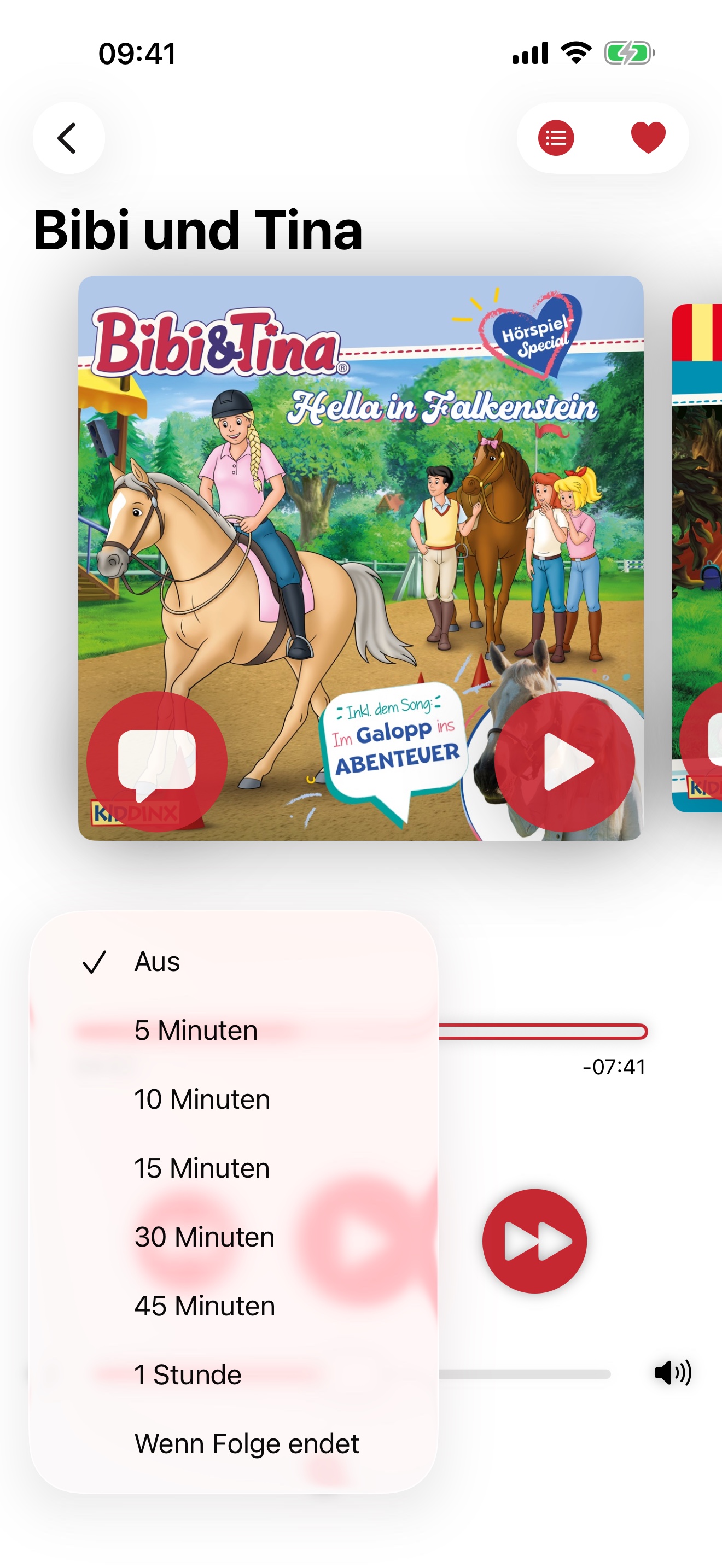 Einschlaf-Timer, ungerahmt